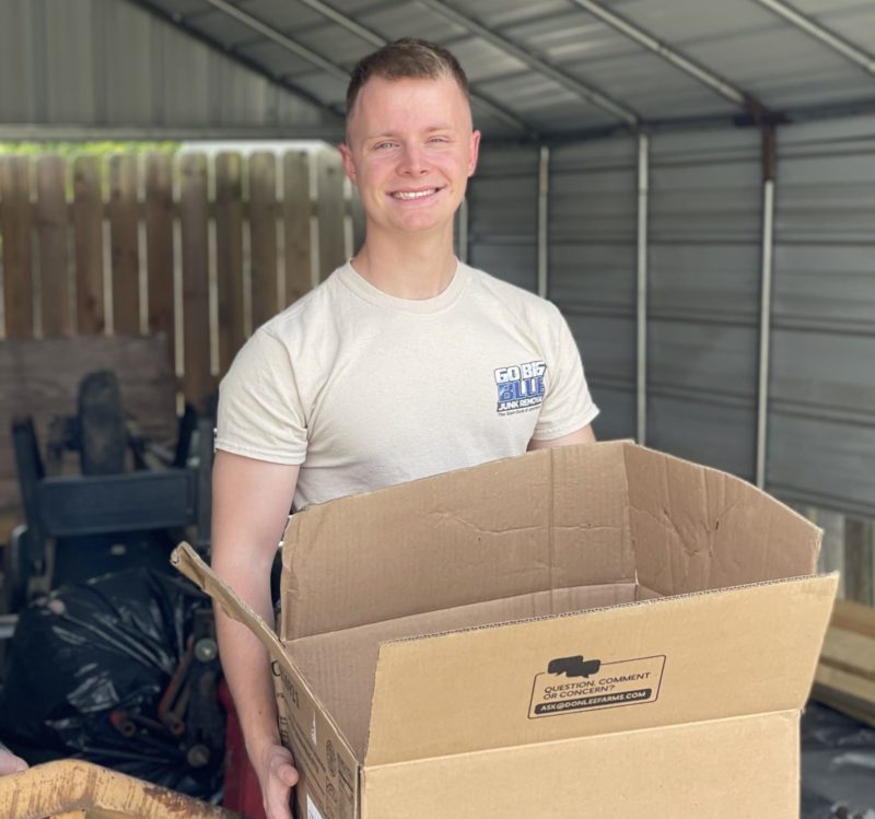 Go Big Blue Expert Disposing of Boxes